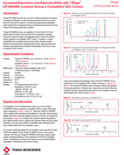 AN89: Increased Resolution and Reproducibility with TSKgel UP-SW3000 Columns Versus a Competitive SEC Column