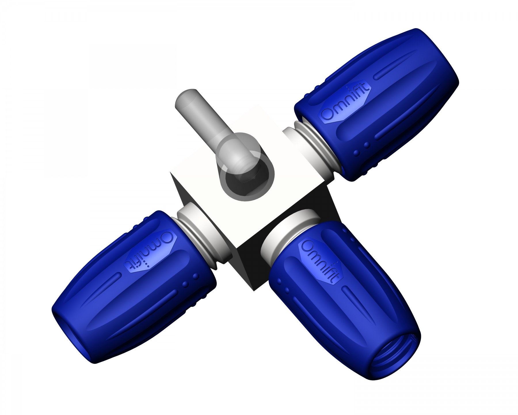 Flow & Pressure Control: Valve, 3-way, single key