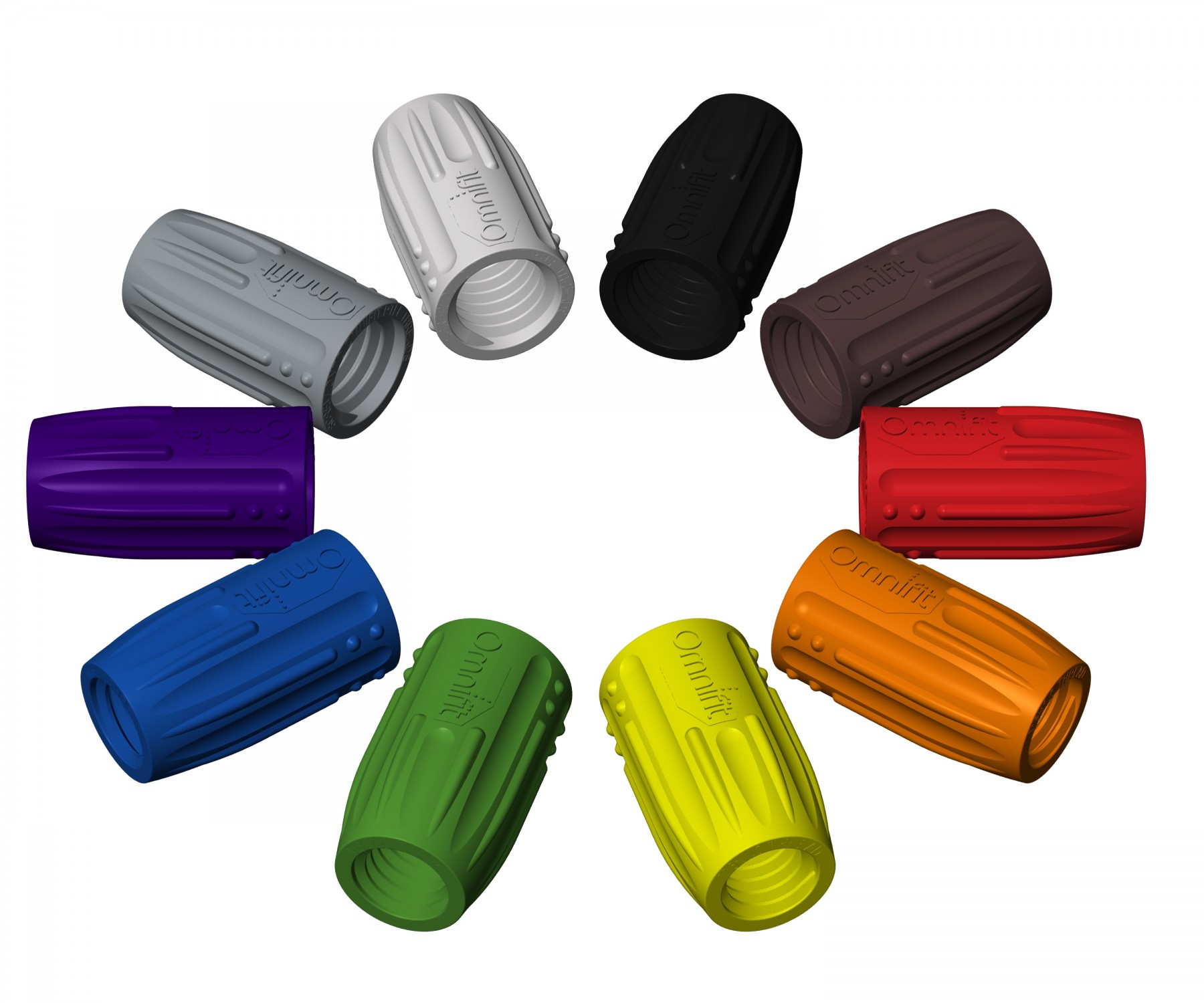 Coloured Cap for cap style unions and connectors (Mixed)