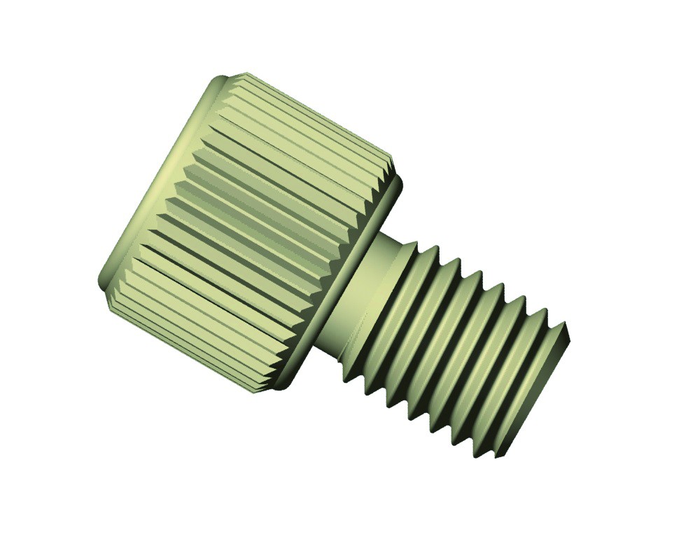 Gripper Fitting Nut, 1/8" OD Tubing, M6, Natural