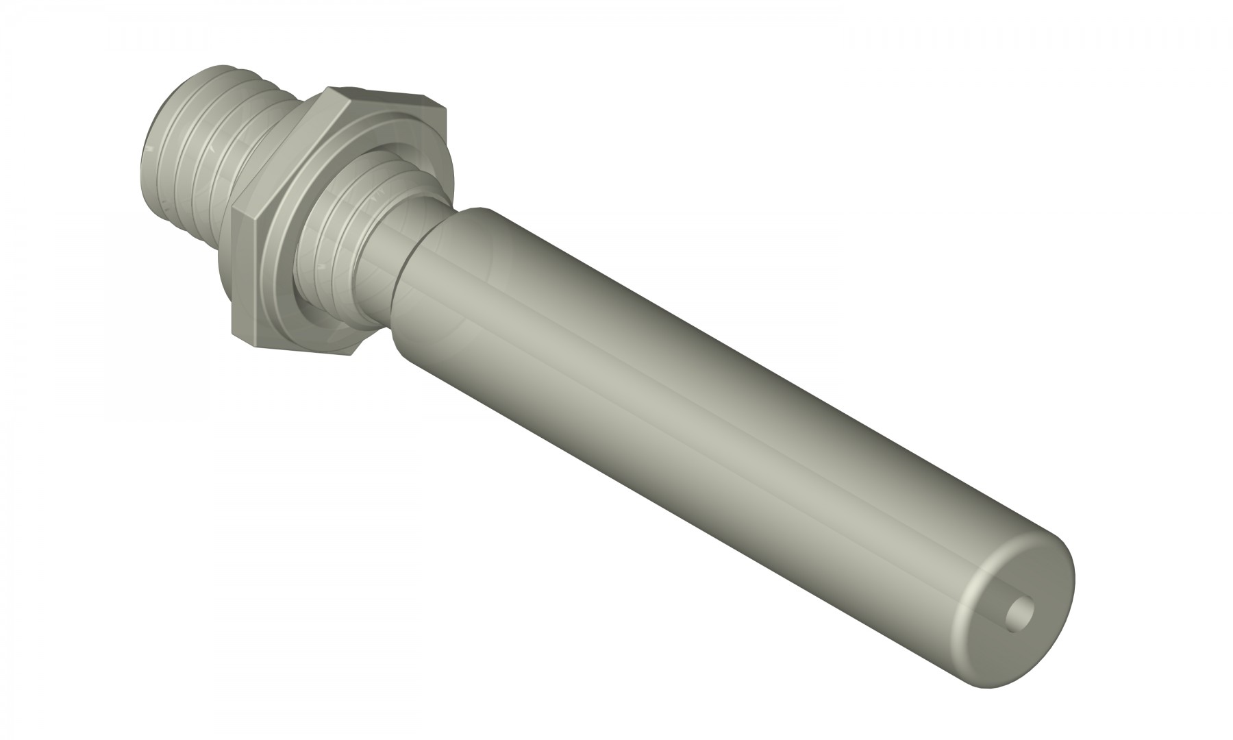 Adapters & Connectors: Adaptor, 1/4"-28 (Male) to Pipe 1/4" (6.35mm)