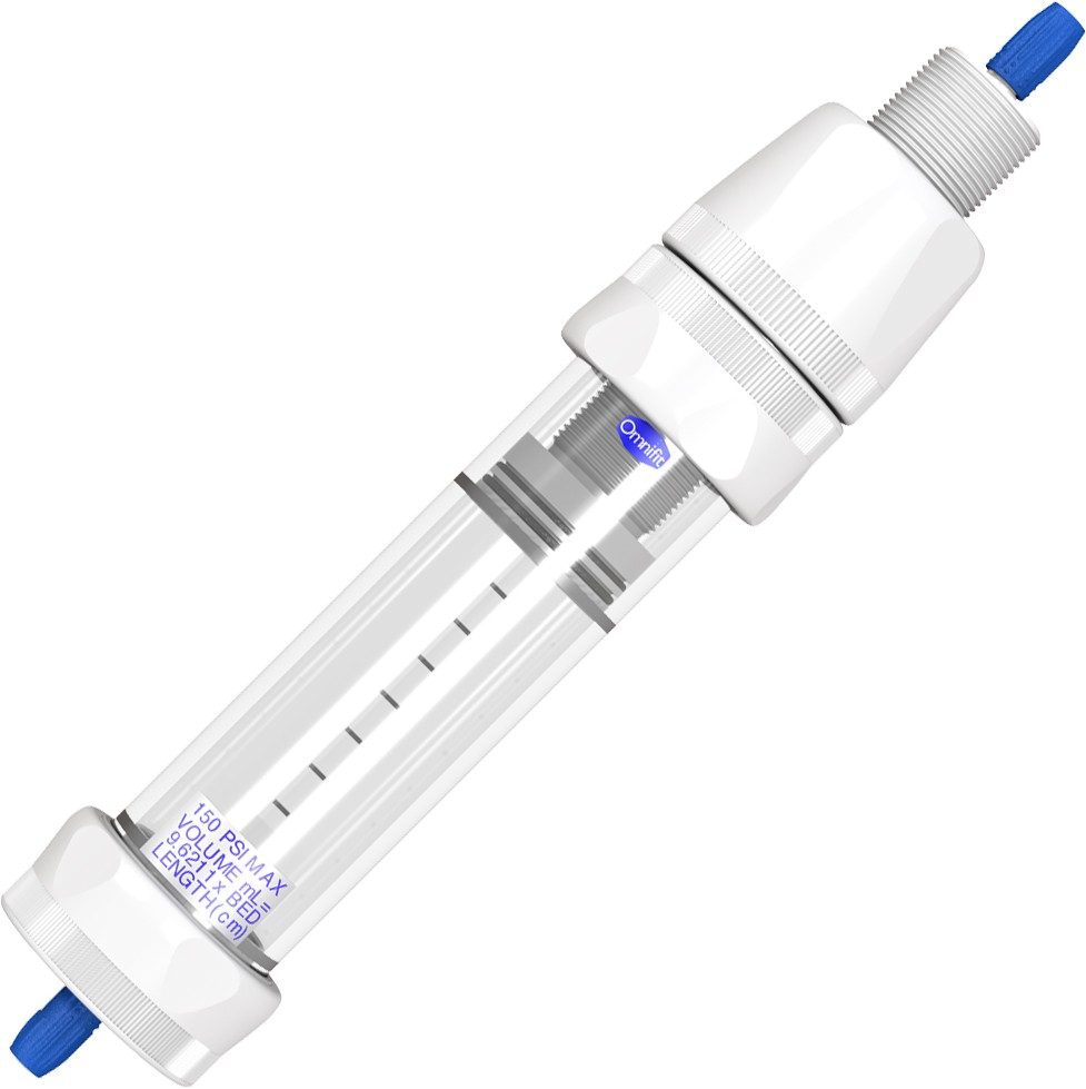 Diba Omnifit EZ: Column 35mm ID/330mm w. 1 Fixed & 1 Adjustable Endpiece