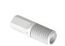 Omnilok Type-S Fitting Nut, 1/16" OD Tubing, 1/4"-28 Flat Bottom, White