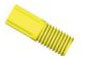 Omnilok Type-S Fitting Nut, 1/8" OD Tubing, 1/4"-28 Flat Bottom, Yellow