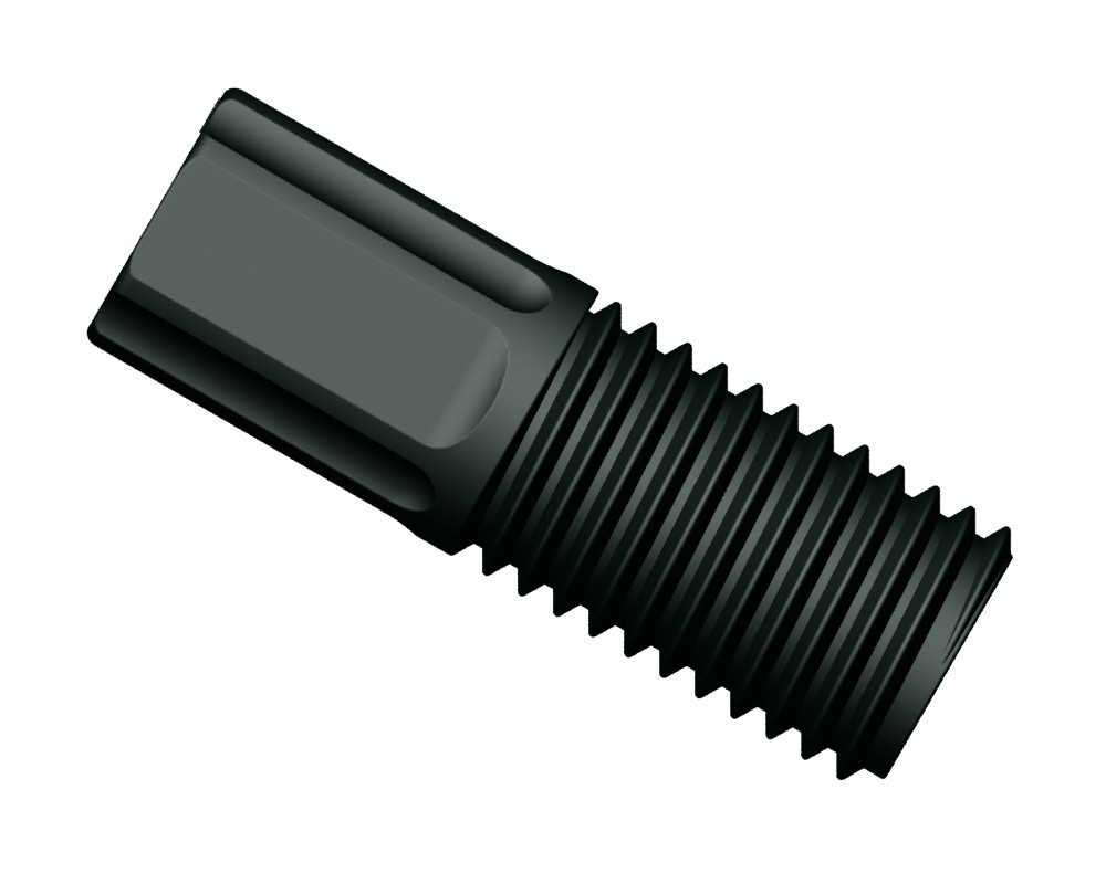 Omnilok Type-S Fitting Nut, 3/16" OD Tubing, 5/16"-24 Flat Bottom, Natural