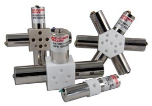 Bio-Chem Valves: 6-POS MIXING VALVE PPS, PTFE, ORIF