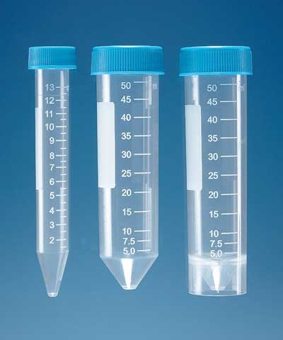 Brand: Tubes, Caps & Racks: Centrifuge tube PP grad. screw cap IVD 50 ml, without base, y-sterilized