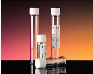 Blood Collection Vial 10ml Glass Wide Neck,  White Screw Cap