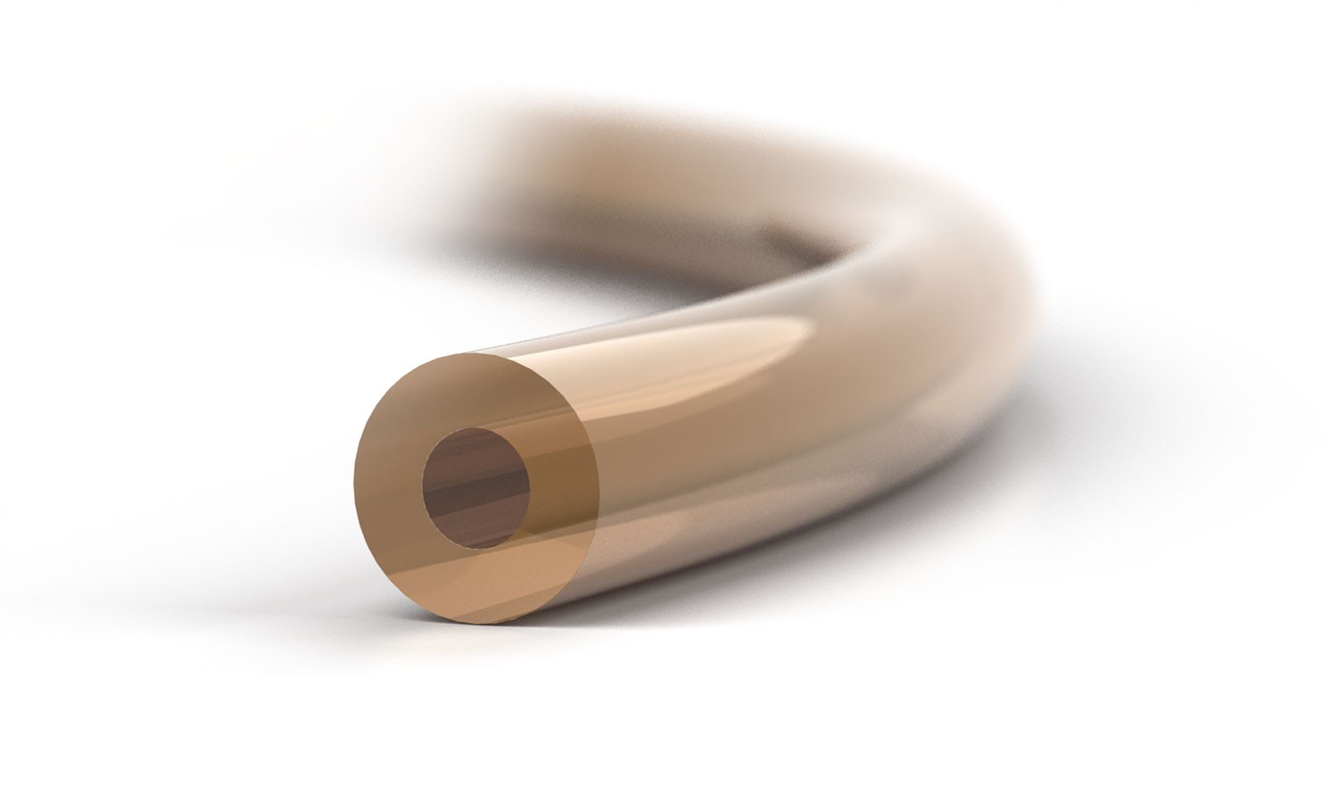 Tubing: Tubing, Radel®, Natural, 1/8" x  0.062" (1.55mm) x 100ft