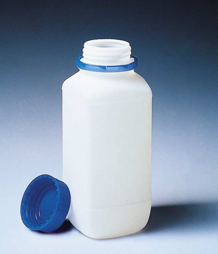 Brand: Square bottle, PE-HD, wide neck