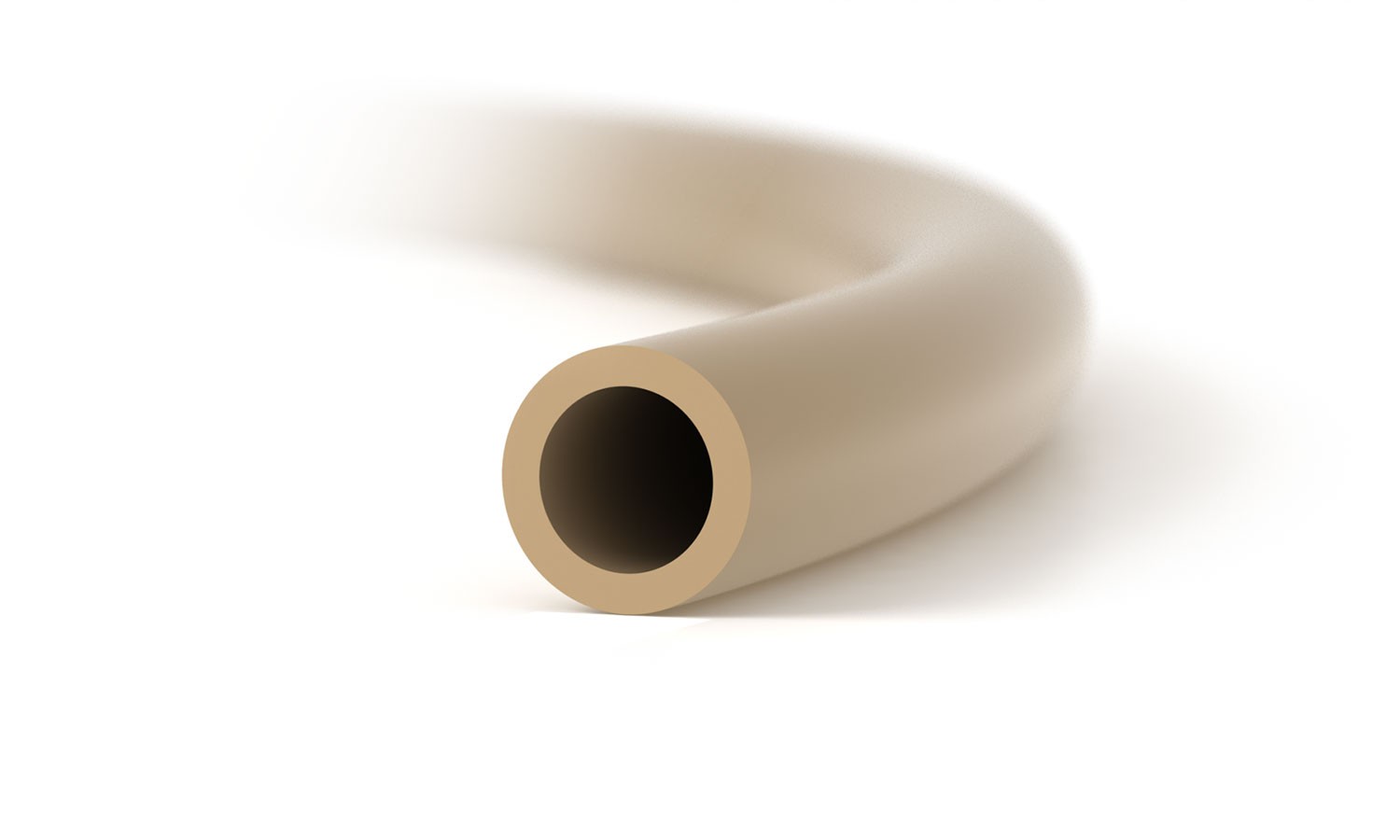 Tubing: Tubing, PEEK, Natural,  1.8mm x 0.020" (0.5mm)x5ft