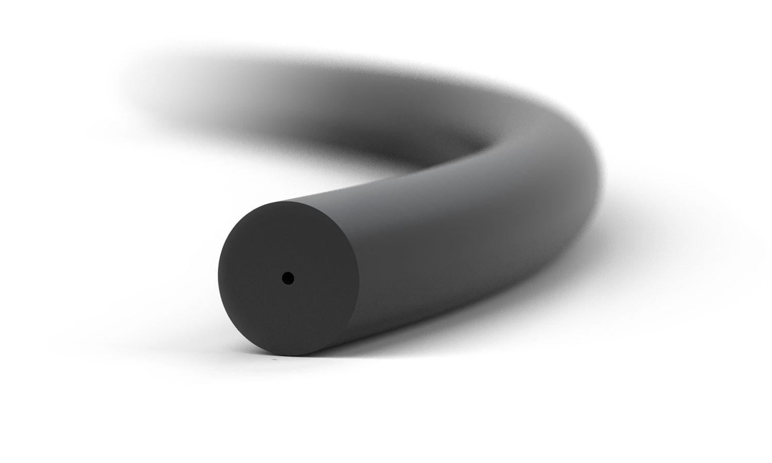 Tubing: Tubing, PEEKâ¢, Black,  1/16"x 0.004" (0.10mm)x5ft