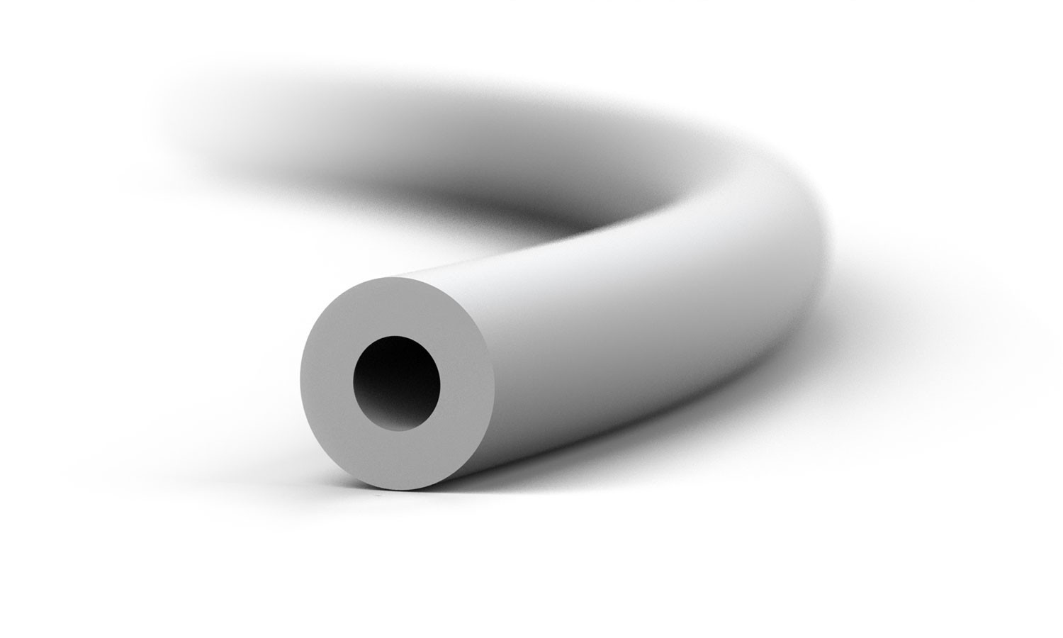 Tubing: Tubing, PEEK, Gry 1/16"x 0.015" (0.4mm)x5ft