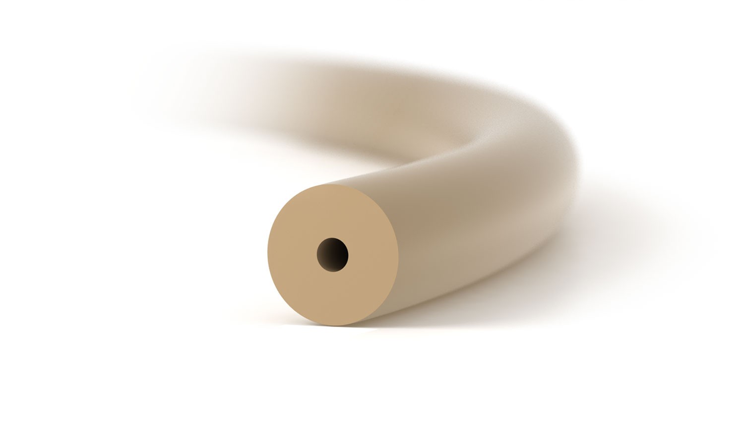 Tubing: Tubing, PEEK, Natural,  1/32"x 0.008" (0.20mm)x5ft