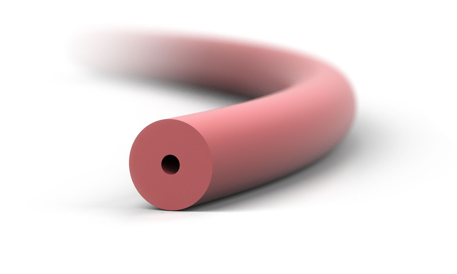 Tubing: Tubing, PEEKâ¢, Red,  1/32"x 0.005" (0.125mm)x5ft