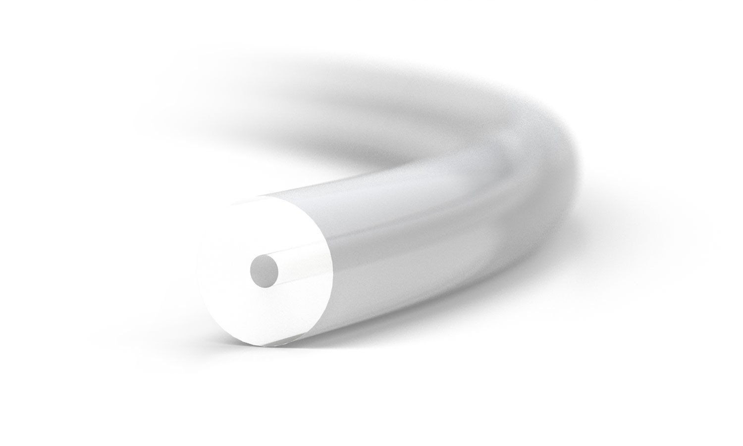 Tubing: Tubing,  PFA High Purity PLUS, Natural,  360Âµm x 50Âµm (0.002") x 5ft