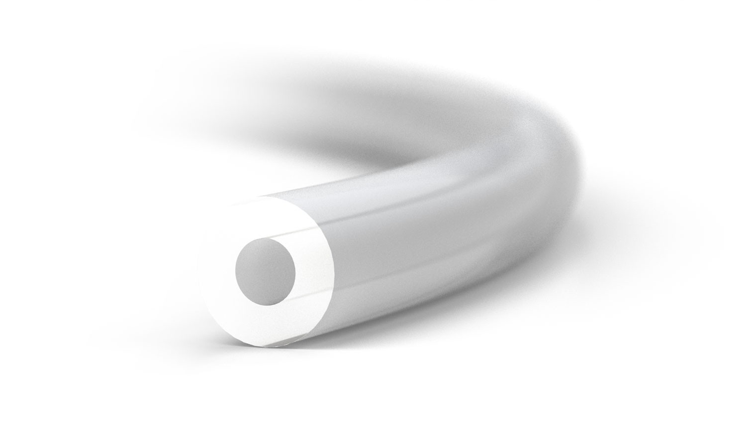 Tubing: Tubing,  Halar®, Natural, 1/16" x 0.030" (0.75mm) x 100ft