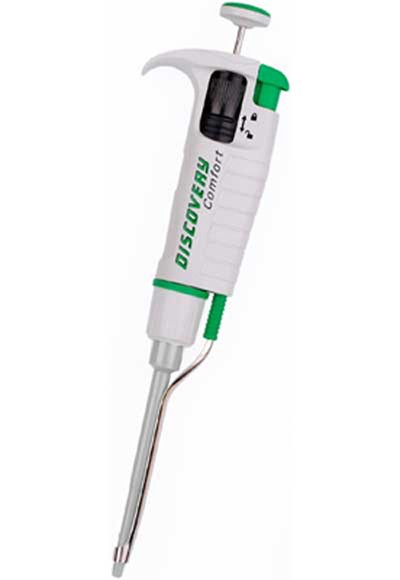 HTL: Pipettes: Discovery Comfort Single Channel Pipette (DV250), 50 - 250Âµl, Digital Pipette