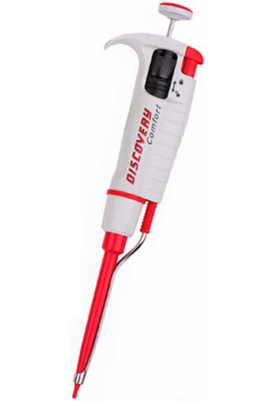 HTL: Pipettes: Discovery Comfort Single Channel Pipette (D2), 0.2 - 2Âµl, Digital Pipette