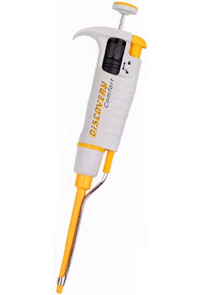HTL: Pipettes: Discovery Comfort Single Channel Pipette (D200), 20 - 200Âµl, Digital Pipette
