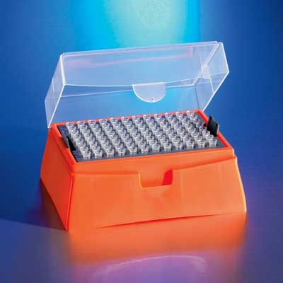 Corning: Pipette Tips / PD tips: Tip Filter,100µl DeckWorks Low binding Racked Sterile