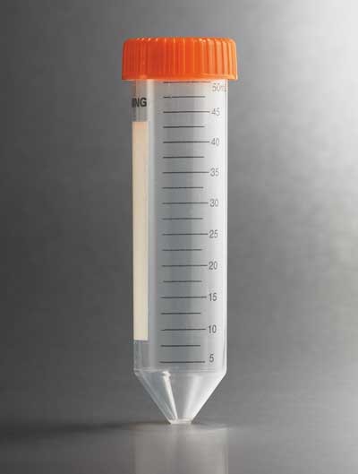 Corning: Tubes, Caps & Racks: Centrifuge Tube, 50 mL, PP, Self-Standing, Plug Seal, Sterile, Bulk