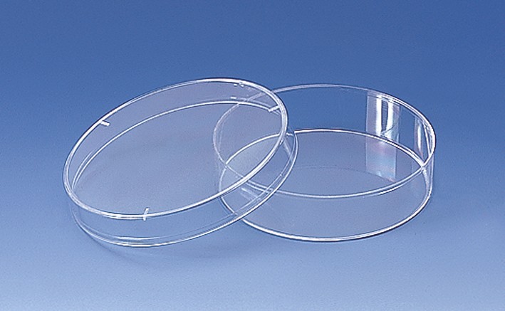 Brand: Disposable petri dish, PS, with