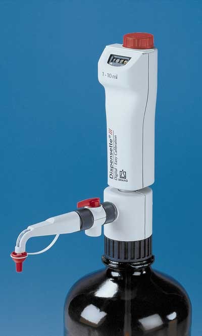 Brand: Dispensers / Burettes: Dispensette III, Easy Cal. 2.5-25ml with safety valve