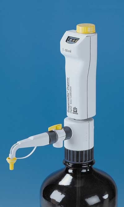 Brand: Dispensers / Burettes: Disp.organic Easy Calibration 5 - 50ml, with safety valve