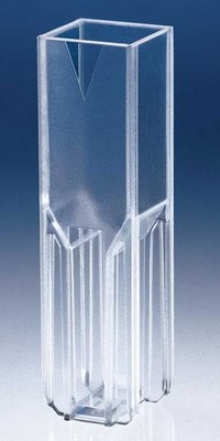 Brand: General Consumables: UV-Cuvette, Semi-Micro, PLASTIBRANDÂ®, filling volume min. 1, cavity numb. ass., filling vol. 1.5 ml