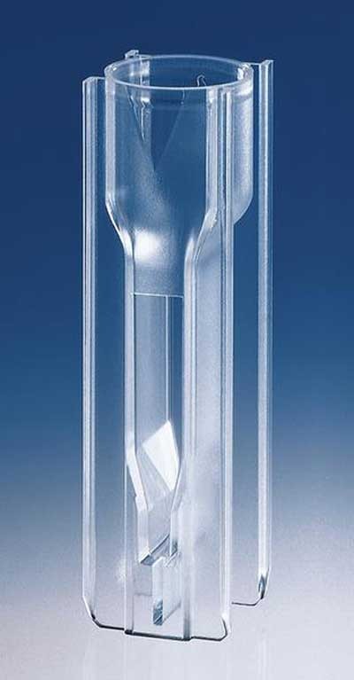 Brand: General Consumables: UV cuvette Micro, center height 15 mm vol. 70-550 Âµl wrapped ind