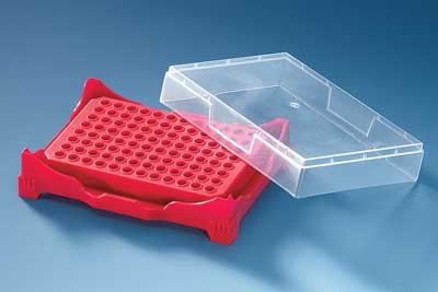 Brand: PCR Products: PCR Box/Rack, for storing 0.2 ml vessels, PP, sorted by color,