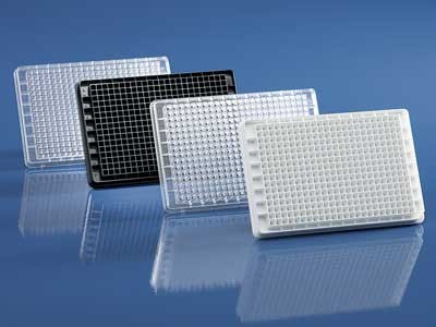 Microplate:  PureGradeS 384 Well PS, Std transparent Flat well 100ul, Sterile