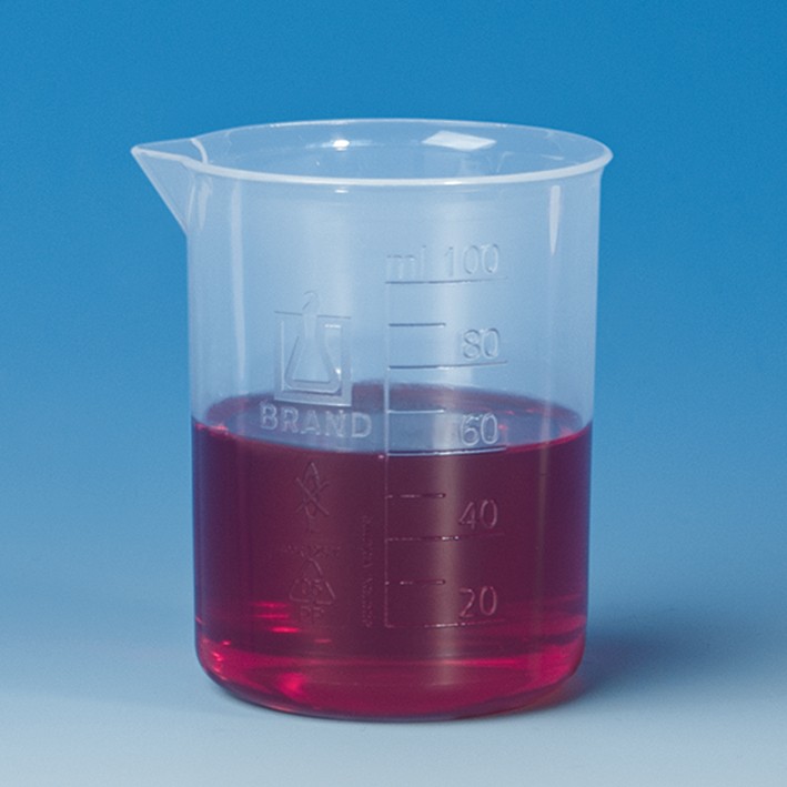 Brand: Beaker, low form, PP 50 ml : 10