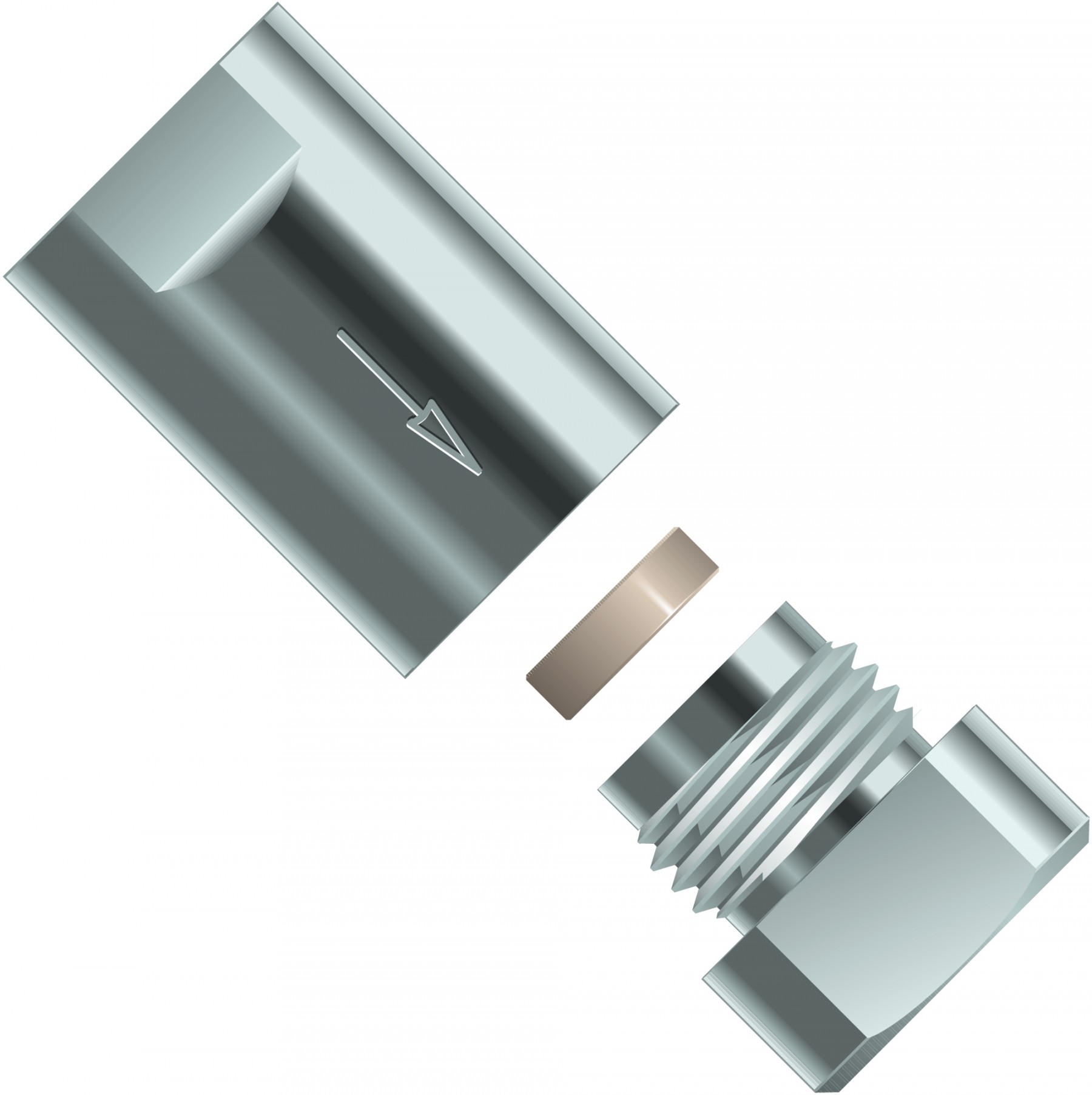 Filters & Frits: Inline Solvent Filter, with SST Frit, 2Âµm, SST