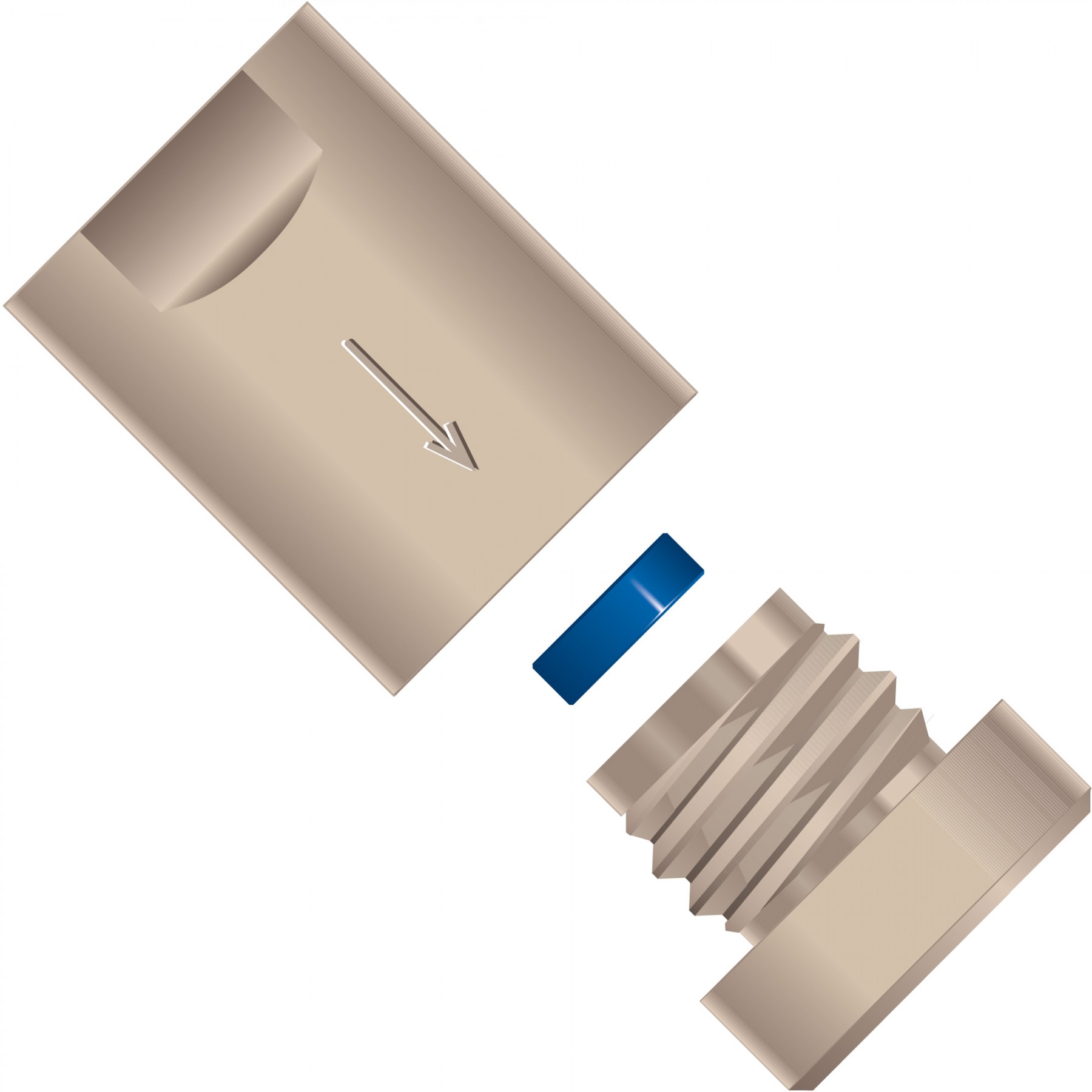 Filters & Frits: Pre-column Filter, with PEEKâ¢/PCTFE Frit, Biocompatible, 0.5Âµm, PEEKâ¢