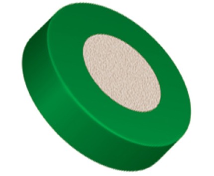 Filters & Frits: PEEKâ¢ Frit in PCTFE Ring, Natural, 2Âµm, 0.125â Frit OD / 0.200â Ring OD