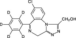 Cerilliant: alpha-Hydroxyalprazolam-D5, 1.0