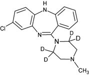 Cerilliant: Clozapine-D4, 100 Âµg/mL