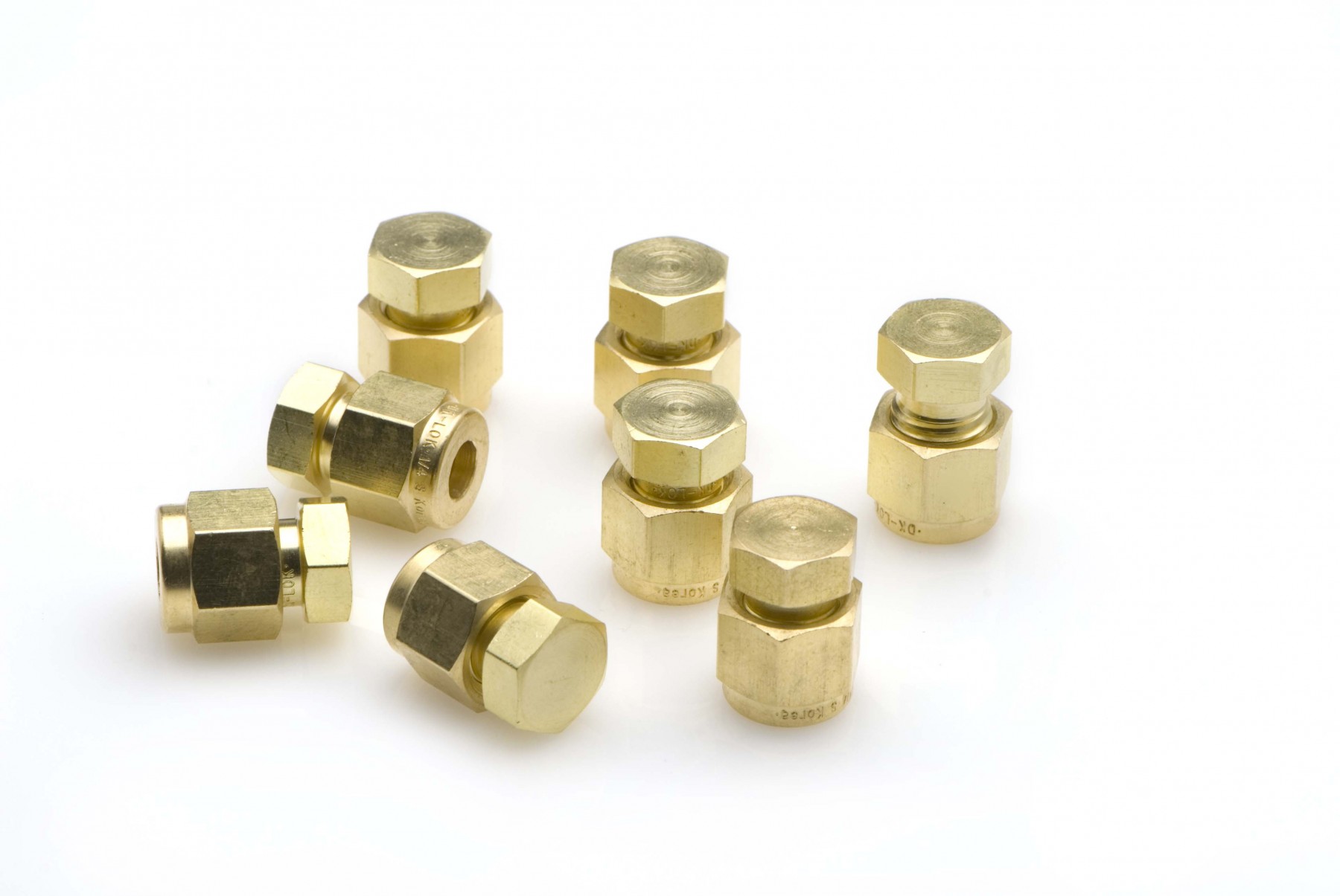 Long-term storage cap, brass, Â¼" & PTFE ferrule - Markes International