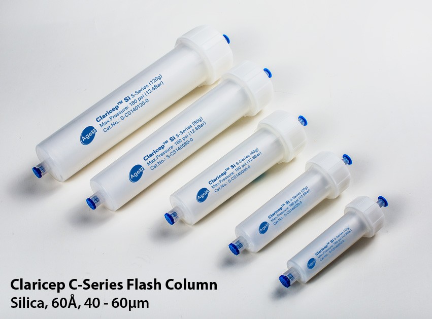 Agela: Claricep C-Series Flash Column, Silica, 60Ã, 40 - 60Âµm, 12g