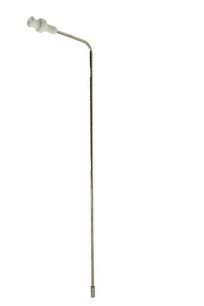QLA Dissolution Sampling Cannula: 7.75" Bent 316 SS Cannula with Kynar Luer Lock & Tygon Tubing for full flow/QLA "01" style filters, Low Cost alternative