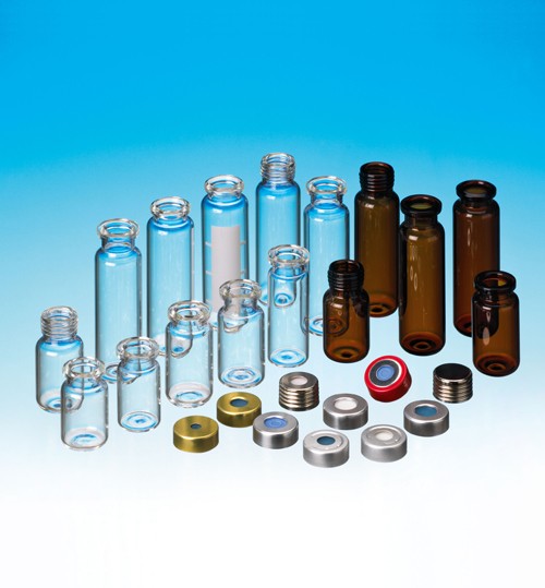 20mm Combination Seal: Aluminium Headspace Cap, clear lacquered, centre hole; Silicone white/Aluminium Foil silver, 50° shore A, 3.0mm