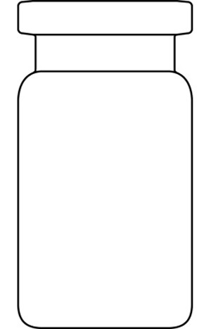 Crimp Vial Headspace 20mm, 5ml (38x22mm), Flat Bottom