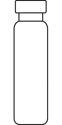 0.8ml Crimp Neck Vial, 30 x 8.2mm, clear glass, 1st hydrolytic class