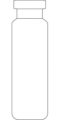 20ml SPME Vial, 75.5 x 22.5mm, clear glass, 1st hydrolytic class, rounded bottom, special crimp neck
