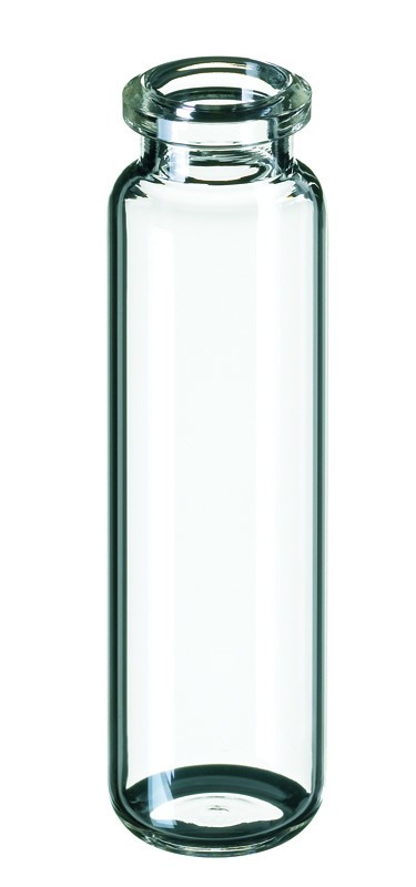 20ml Headspace-Vial, 75.5 x 23mm, clear glass, 1st hydrolytic class, rounded bottom