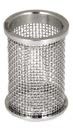 QLA Dissolution Baskets: 100 Mesh Clip Style Basket with 20 Mesh Stability Lining for Hanson, 316 SS, Serialized