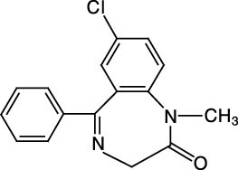 Cerilliant: Diazepam, 1.0 mg/mL