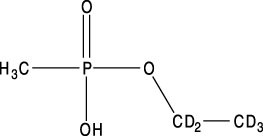 Cerilliant: Ethyl-D5 hydrogen methylphos-